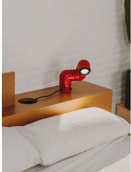 Stolne Lampa Santa & Cole, prigušiv, Crvena, Dnevna soba, Plastika