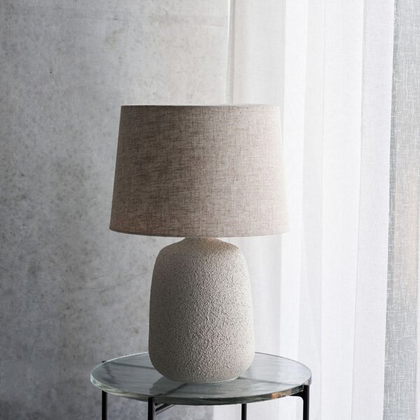 Stolne Lampa House Doctor, Bijela, Dnevna soba, Tkanina / tekstil