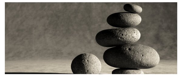 Slika - Sivo kamenje (120x50 cm)