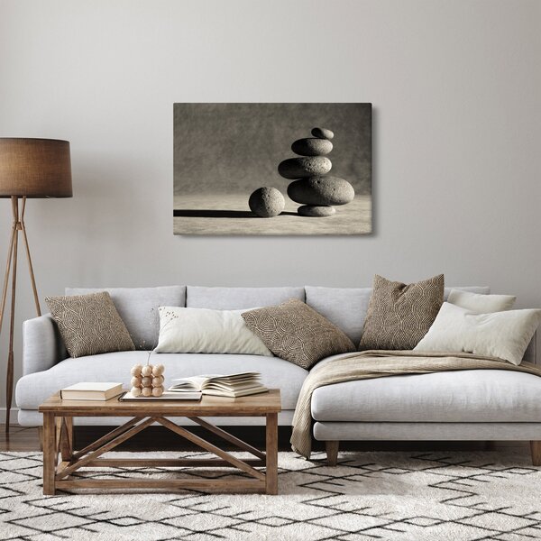 Slika - Sivo kamenje (90x60 cm)