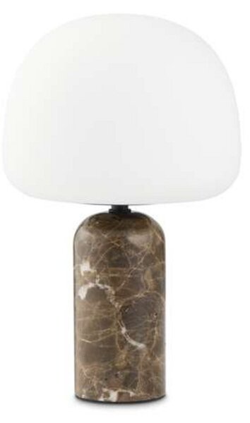 Stolne Lampa Northern, prigušiv, Smeđa / hrđa, Dnevna soba, Staklo