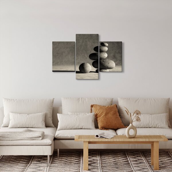 Slika - Sivo kamenje (90x60 cm)