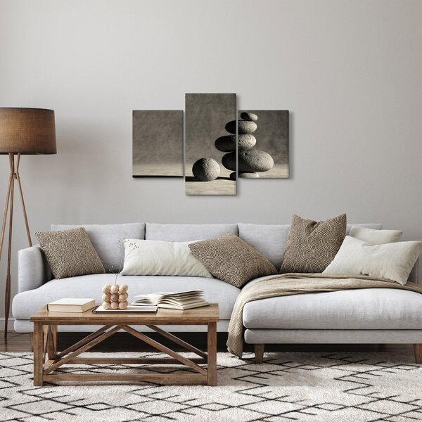 Slika - Sivo kamenje (90x60 cm)
