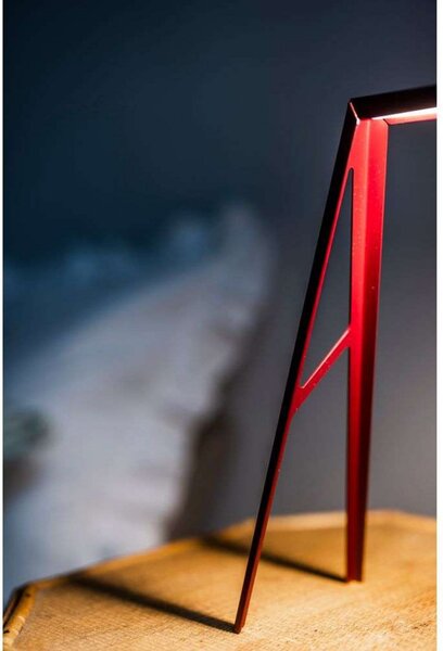 Stolne Lampa Foscarini, Crvena, Dnevna soba, Metal
