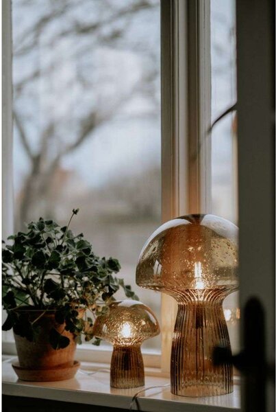 Stolne Lampa Globen Lighting, Smeđa / hrđa, Dnevna soba, Staklo