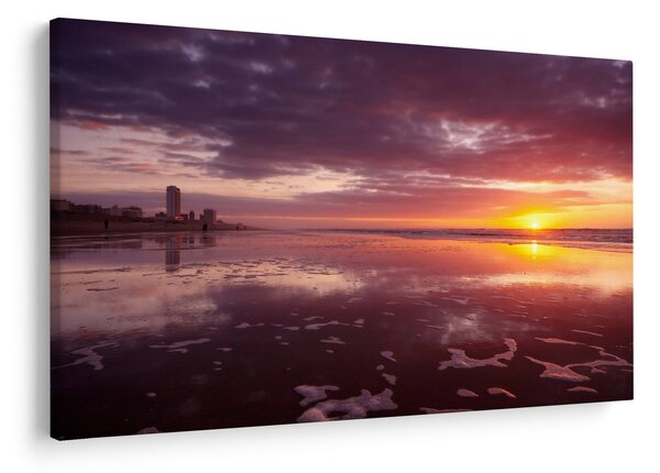 Slika - Plaža u zalasku sunca (90x60 cm)