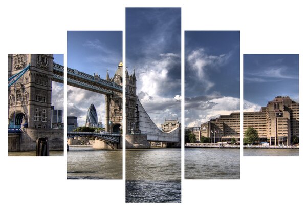 Slika - Tower Bridge u Londonu (150x105 cm)