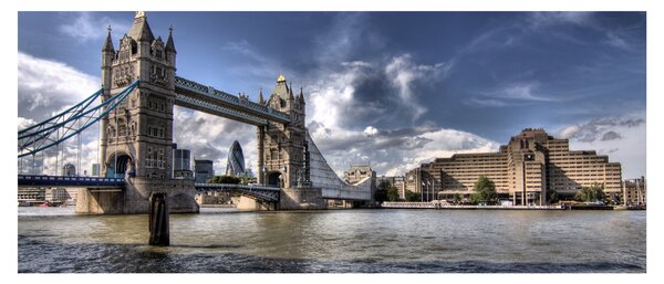 Slika - Tower Bridge u Londonu (120x50 cm)