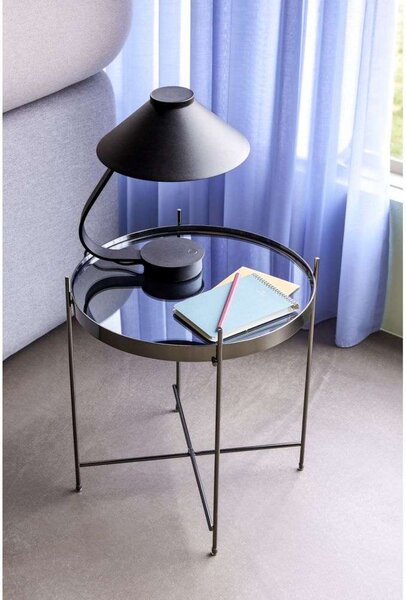 Stolne Lampa Hübsch, prigušiv, Crno, Dnevna soba, Metal