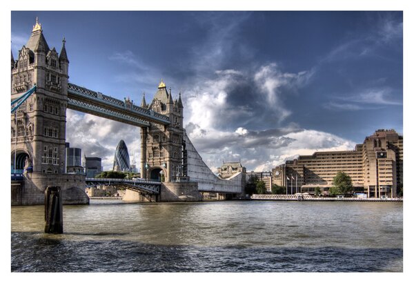 Slika - Tower Bridge u Londonu (90x60 cm)
