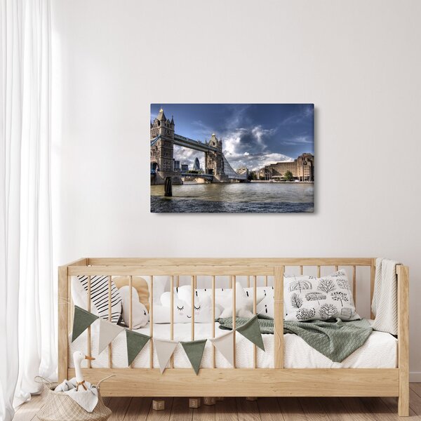 Slika - Tower Bridge u Londonu (90x60 cm)