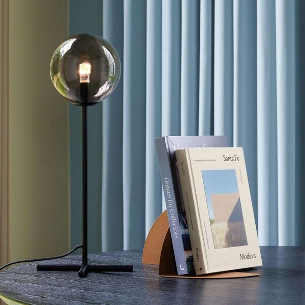 Stolne Lampa Hübsch, Crno, Dnevna soba, Staklo
