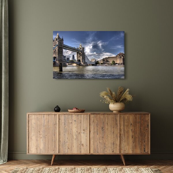 Slika - Tower Bridge u Londonu (90x60 cm)