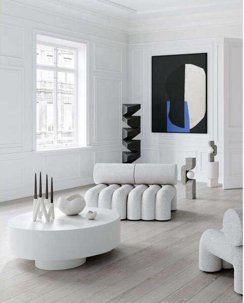 Podne Lampa 101 COPENHAGEN, prigušiv, Sivo, Dnevna soba, Keramika