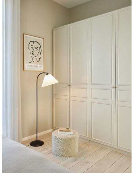 Podne Lampa Halo Design, Crno, Dnevna soba, Metal