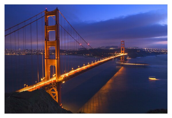 Slika - Most Golden Gate (90x60 cm)
