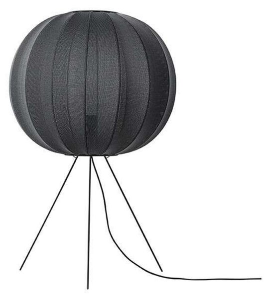 Knit-Wit 60 Round Podna lampa Medium Crna - Made By Hand