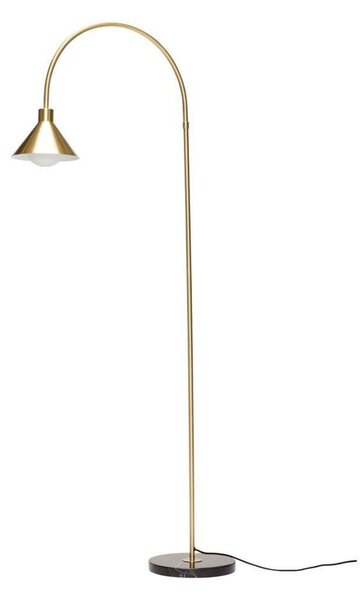 Podne Lampa Hübsch, Zlato / mjed, Dnevna soba, Metal