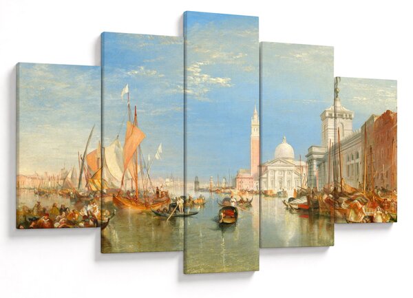 Slika - Joseph Mallord William Turner, Venice the Dogana and San Giorgio Maggiore, reprodukcije (150x105 cm)