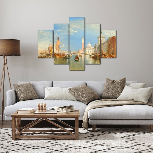 Slika - Joseph Mallord William Turner, Venice the Dogana and San Giorgio Maggiore, reprodukcije (150x105 cm)