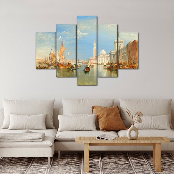 Slika - Joseph Mallord William Turner, Venice the Dogana and San Giorgio Maggiore, reprodukcije (150x105 cm)