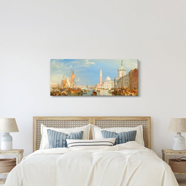 Slika - Joseph Mallord William Turner, Venice the Dogana and San Giorgio Maggiore, reprodukcije (120x50 cm)