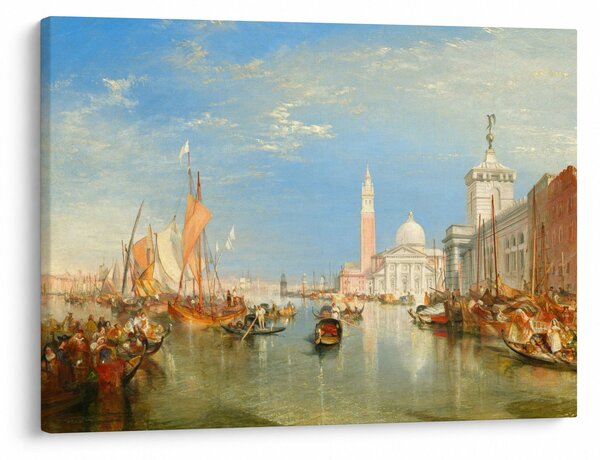 Slika - Joseph Mallord William Turner, Venice the Dogana and San Giorgio Maggiore, reprodukcije (70x50 cm)