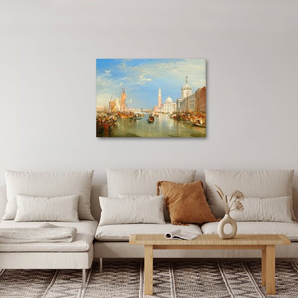 Slika - Joseph Mallord William Turner, Venice the Dogana and San Giorgio Maggiore, reprodukcije (70x50 cm)