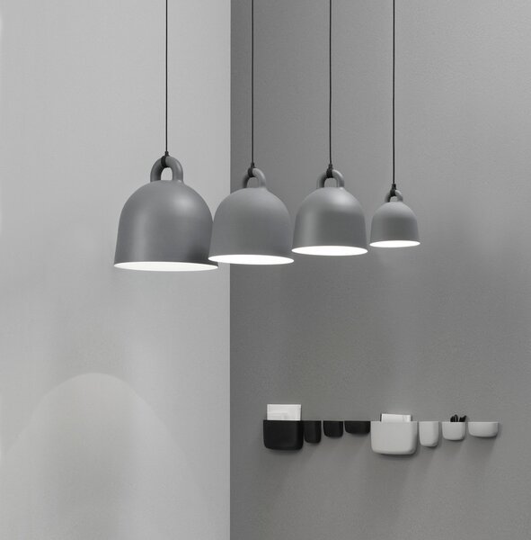 Viseće Svjetiljka Normann Copenhagen, Sivo, Dnevna soba, Aluminij