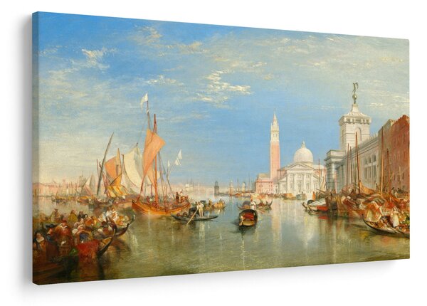 Slika - Joseph Mallord William Turner, Venice the Dogana and San Giorgio Maggiore, reprodukcije (90x60 cm)