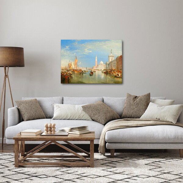 Slika - Joseph Mallord William Turner, Venice the Dogana and San Giorgio Maggiore, reprodukcije (70x50 cm)