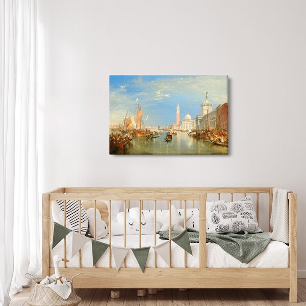 Slika - Joseph Mallord William Turner, Venice the Dogana and San Giorgio Maggiore, reprodukcije (90x60 cm)
