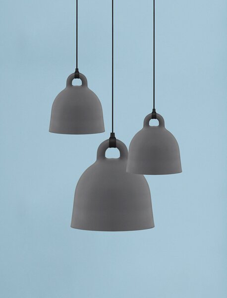 Viseće Svjetiljka Normann Copenhagen, Sivo, Dnevna soba, Aluminij