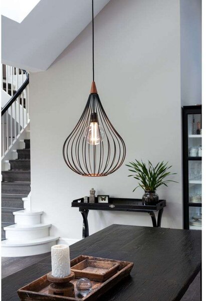 Viseće Svjetiljka Halo Design, Crno, Dnevna soba, Metal