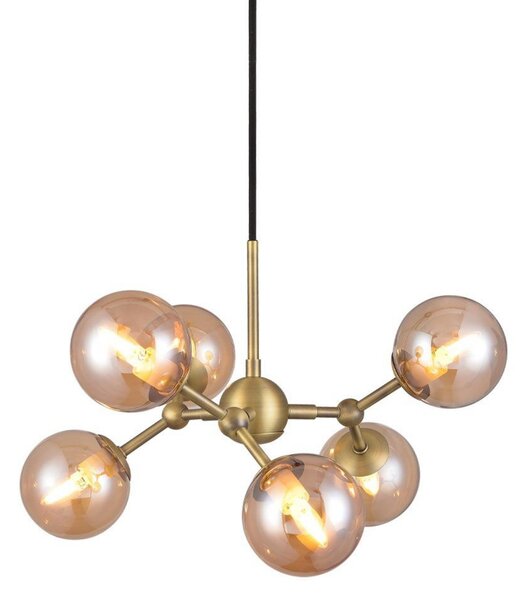 Viseće Svjetiljka Halo Design, Zlato / mjed, Blagovaonica, Metal