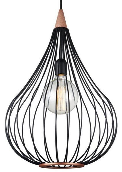 Viseće Svjetiljka Halo Design, Crno, Dnevna soba, Metal