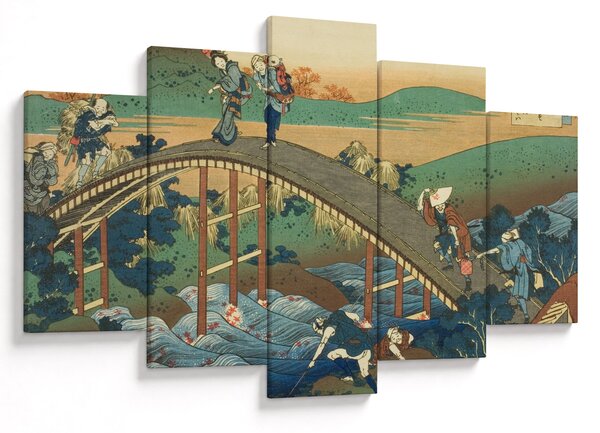 Slika - Katsushika Hokusai, Ariwara no Narihirafrom the series One Hundred, Poems Explained by the Nurse (Hyakunin isshu uba ga etoki), reprodukcije (150x105 cm)