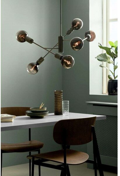 Viseće Svjetiljka Halo Design, Crno, Blagovaonica, Metal