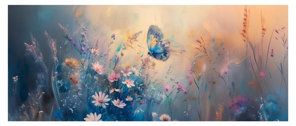 Slika - Livada s leptirima (120x50 cm)