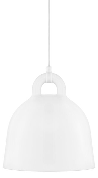 Viseće Svjetiljka Normann Copenhagen, Bijela, Dnevna soba, Aluminij