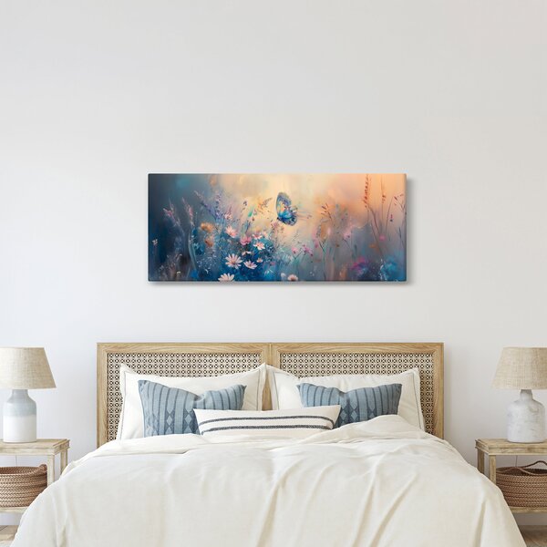 Slika - Livada s leptirima (120x50 cm)