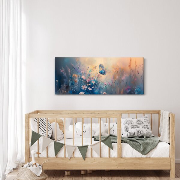 Slika - Livada s leptirima (120x50 cm)