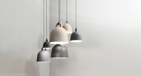 Viseće Svjetiljka Normann Copenhagen, Bijela, Dnevna soba, Aluminij