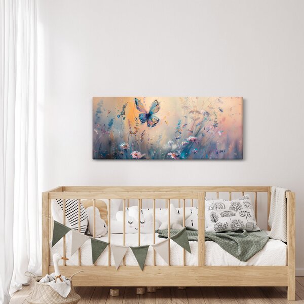 Slika - Livada s leptirima II (120x50 cm)