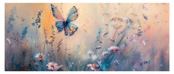 Slika - Livada s leptirima II (120x50 cm)