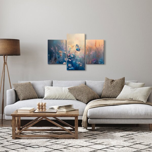 Slika - Livada s leptirima (90x60 cm)