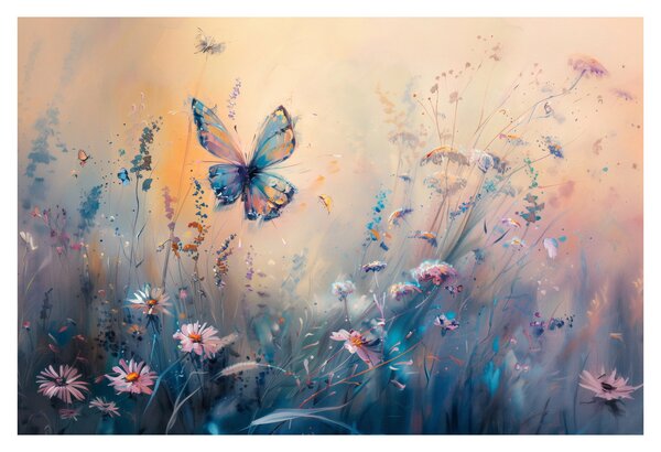 Slika - Livada s leptirima II (90x60 cm)