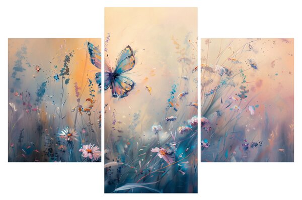Slika - Livada s leptirima II (90x60 cm)