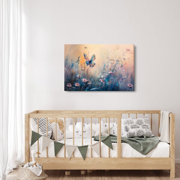 Slika - Livada s leptirima II (90x60 cm)