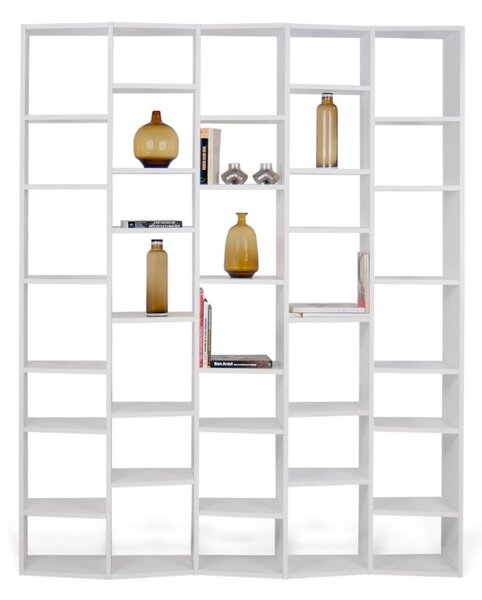 Bijela biblioteka 182x224 cm Valsa – TemaHome